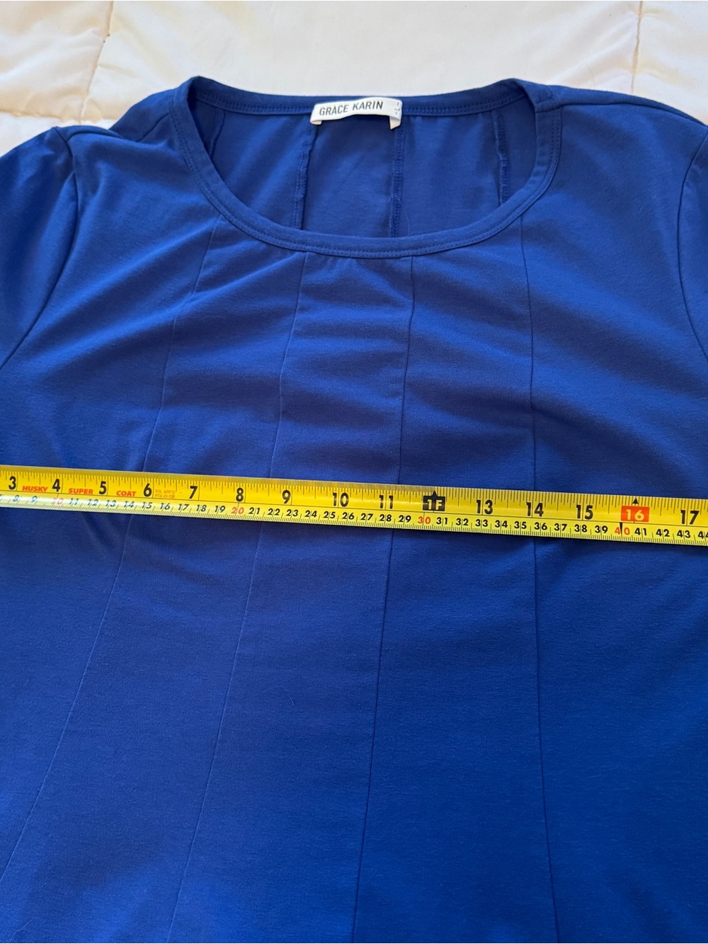 Grace Karin Royal Blue 3/4 inch Sleeve Swing Dress - Picture 10 of 12